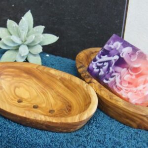 Seifenschale Olivenholz