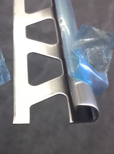 Abschlussprofil Edelstahl Rondec 80, 2,5 lfm