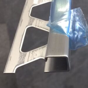 Abschlussprofil Edelstahl Quadec 100, 2,5 lfm