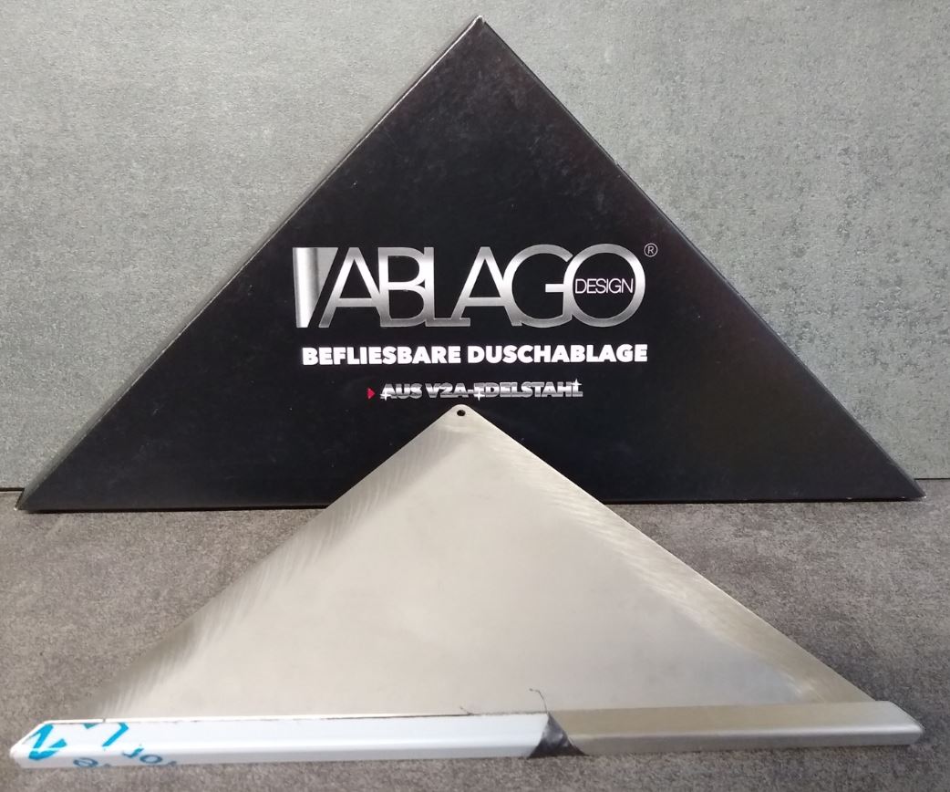 Ablago® Befliesbare Duschablage Q250