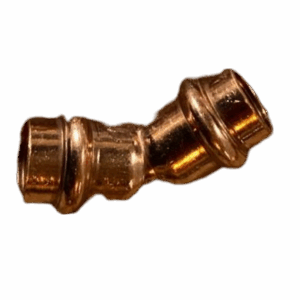 V-Press Kupfer-Bogen 45° 15x15 i/i